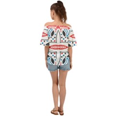 Off Shoulder Short Sleeve Top 