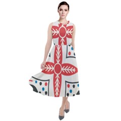 Round Neck Boho Dress 