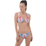 Motif Ring Detail Crop Bikini Set