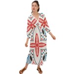 Motif Grecian Style  Maxi Dress