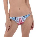 Motif Ring Detail Bikini Bottom