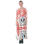Motif Button Up Maxi Dress