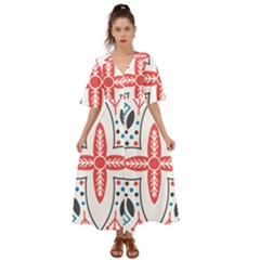 Kimono Sleeve Boho Dress 
