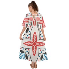 Kimono Sleeve Boho Dress 