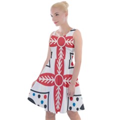 Knee Length Skater Dress 