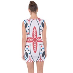 Lace Up Front Bodycon Dress 