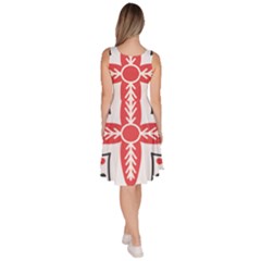 Knee Length Skater Dress With Pockets 