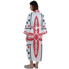 Maxi Satin Kimono 
