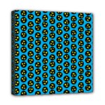 0059 Comic Head Bothered Smiley Pattern Mini Canvas 8  x 8  (Stretched)