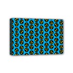 0059 Comic Head Bothered Smiley Pattern Mini Canvas 6  x 4  (Stretched)
