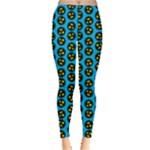 0059 Comic Head Bothered Smiley Pattern Leggings 