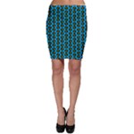 0059 Comic Head Bothered Smiley Pattern Bodycon Skirt