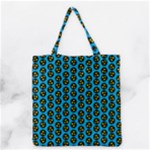 0059 Comic Head Bothered Smiley Pattern Grocery Tote Bag