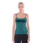 0059 Comic Head Bothered Smiley Pattern Spaghetti Strap Top