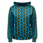 0059 Comic Head Bothered Smiley Pattern Women s Pullover Hoodie