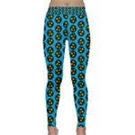 0059 Comic Head Bothered Smiley Pattern Classic Yoga Leggings