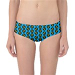 0059 Comic Head Bothered Smiley Pattern Classic Bikini Bottoms