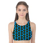 0059 Comic Head Bothered Smiley Pattern Tank Bikini Top