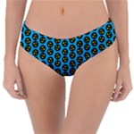 0059 Comic Head Bothered Smiley Pattern Reversible Classic Bikini Bottoms