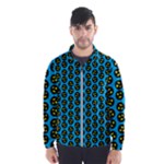 0059 Comic Head Bothered Smiley Pattern Men s Windbreaker