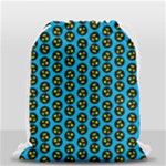 0059 Comic Head Bothered Smiley Pattern Drawstring Bag (Small)