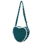 0059 Comic Head Bothered Smiley Pattern Heart Shoulder Bag