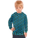 0059 Comic Head Bothered Smiley Pattern Kids  Hooded Pullover