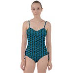 0059 Comic Head Bothered Smiley Pattern Sweetheart Tankini Set