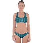 0059 Comic Head Bothered Smiley Pattern Cross Back Hipster Bikini Set