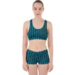 0059 Comic Head Bothered Smiley Pattern Work It Out Gym Set