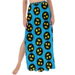 0059 Comic Head Bothered Smiley Pattern Maxi Chiffon Tie-Up Sarong