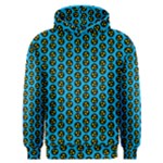 0059 Comic Head Bothered Smiley Pattern Men s Overhead Hoodie