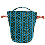 0059 Comic Head Bothered Smiley Pattern Drawstring Bucket Bag