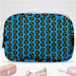 0059 Comic Head Bothered Smiley Pattern Make Up Pouch (Small)