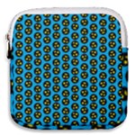 0059 Comic Head Bothered Smiley Pattern Mini Square Pouch