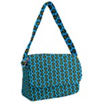 0059 Comic Head Bothered Smiley Pattern Courier Bag