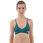 0059 Comic Head Bothered Smiley Pattern Wrap Around Bikini Top