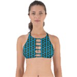 0059 Comic Head Bothered Smiley Pattern Perfectly Cut Out Bikini Top