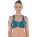 0059 Comic Head Bothered Smiley Pattern Cross Back Hipster Bikini Top 