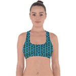 0059 Comic Head Bothered Smiley Pattern Cross Back Hipster Bikini Top 