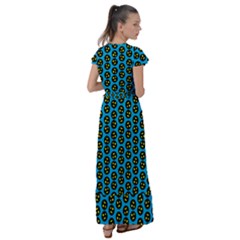 Flutter Sleeve Maxi Dress 