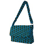 0059 Comic Head Bothered Smiley Pattern Full Print Messenger Bag (L)