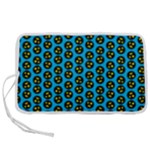 0059 Comic Head Bothered Smiley Pattern Pen Storage Case (S)