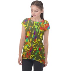 Cap Sleeve High Low Top 