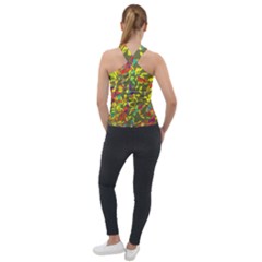 Cross Neck Velour Top 