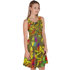 Knee Length Skater Dress With Pockets 