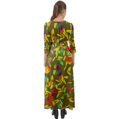Button Up Boho Maxi Dress 
