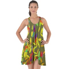 Show Some Back Chiffon Dress 