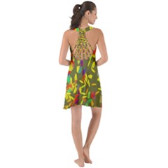 Show Some Back Chiffon Dress 