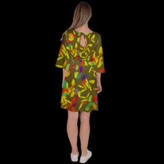 Velour Kimono Dress 